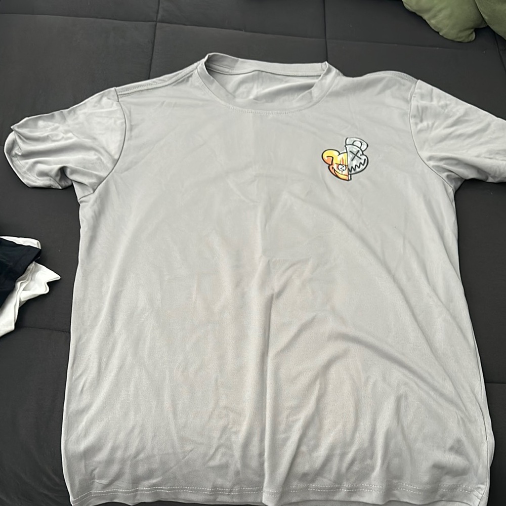 Gray Short Sleeve Tee Shirt